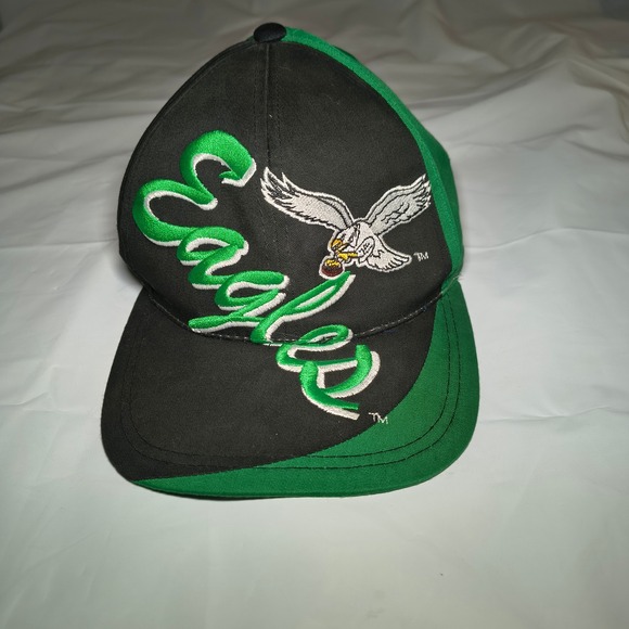 LOGO 7 Other - RARE! Vintage Philadelphia Eagles Logo 7 Snapback Team NFL Black Green Mens Cap